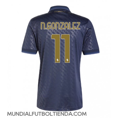 Camiseta Juventus Nicolas Gonzalez #11 Tercera Equipación Replica 2024-25 mangas cortas